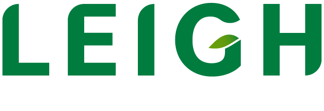 Leigh Outdoors Text Only Logo White Text
